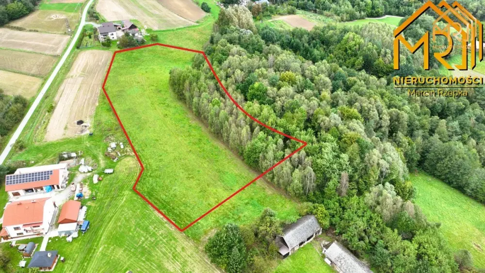 1 ha działki rolnej w gminie Szerzyny — Działka na sprzedaż, Żurowa, gm. Szerzyny