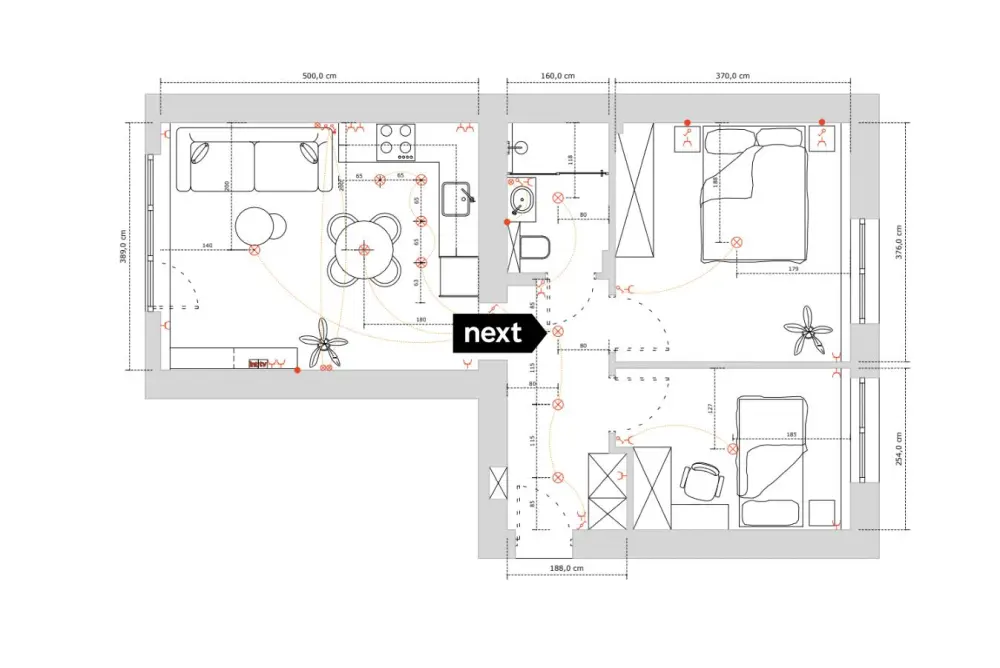3 pokoje | 53,53 m² | Balkon | Parking | Piwnica | Rogoyskiego — zdjęcie 5, Mieszkanie na sprzedaż, Starówka, Tarnów