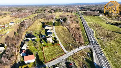 Budowlana działka w świetnej lokalizacji Pogórski — Skrzyszów