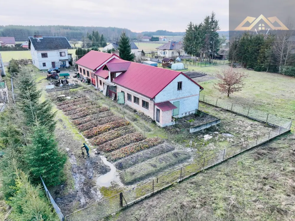 Budynek warsztatowo-garażowy z domem — zdjęcie 4, Dom na sprzedaż, Stare Żukowice, gm. Lisia Góra