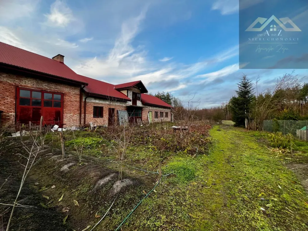 Budynek warsztatowo-garażowy z domem — zdjęcie 3, Dom na sprzedaż, Stare Żukowice, gm. Lisia Góra