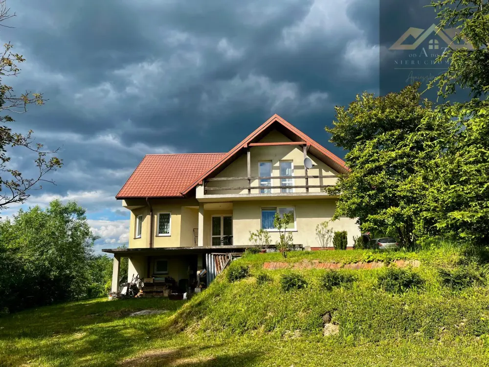 Dom na sprzedaż | działka 29 ar | widok na Dunajec | — zdjęcie 2, Dom na sprzedaż, Szczepanowice, gm. Pleśna