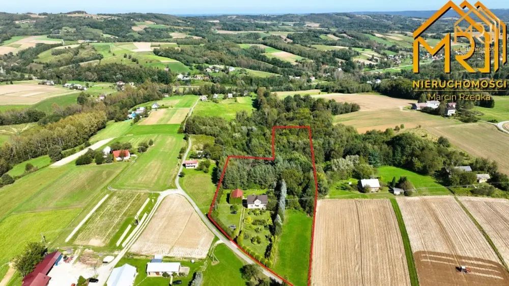 Dom z dużą działką 1,46 ha w malowniczej Kowalowej — zdjęcie 2, Dom na sprzedaż, Kowalowa, gm. Ryglice
