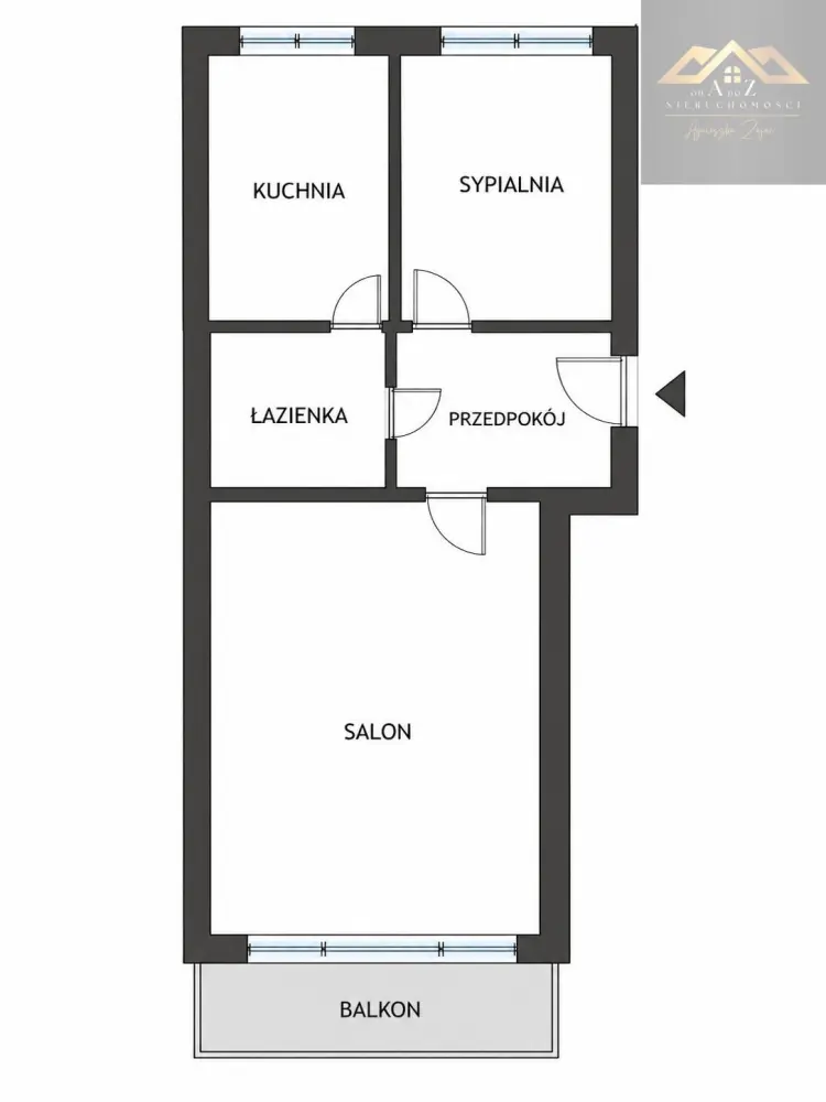 Dwa niezależne pokoje, 41 m2, blisko centrum — zdjęcie 9, Mieszkanie na sprzedaż, Rzędzin, Tarnów
