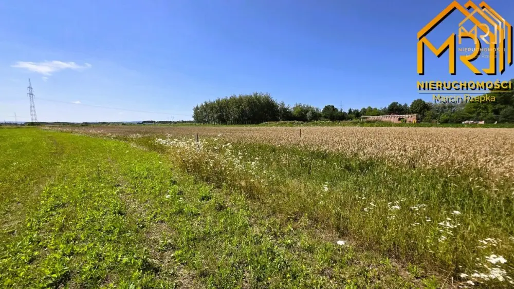 Działka 8,49 ar z WZ – przy granicy z Bobrownikami — zdjęcie 7, Działka na sprzedaż, Łęg Tarnowski, gm. Żabno