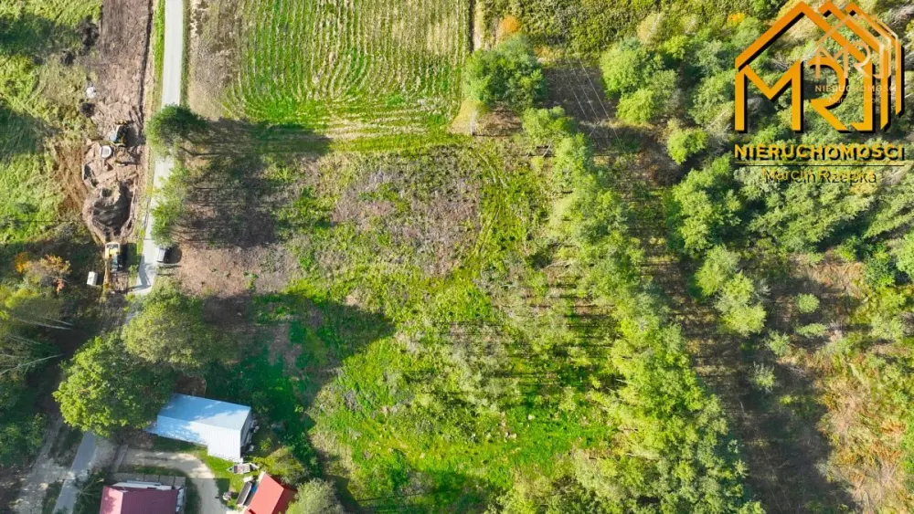 Działka budowlana 0,1376 m² – Pogórska Wola, gmina — zdjęcie 3, Działka na sprzedaż, Pogórska Wola, gm. Skrzyszów