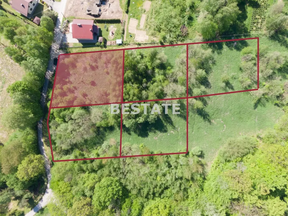 Działka budowlana 1 252 m², Pleśna — zdjęcie 3, Działka na sprzedaż, Pleśna, Tarnów