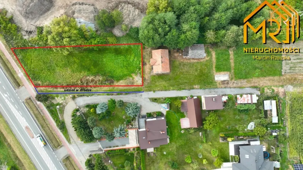 Działka budowlana w pierwszej linii zabudowy – 14 — Działka na sprzedaż, Ładna, gm. Skrzyszów
