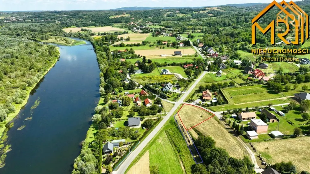 Działka budowlana w pobliżu Dunajca – Szczepanowic — Działka na sprzedaż, Szczepanowice, gm. Pleśna