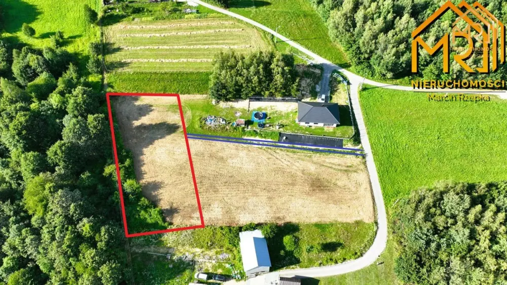 Działka budowlana z pięknym widokiem – Zabłędza k. — zdjęcie 4, Działka na sprzedaż, Zabłędza, gm. Tuchów