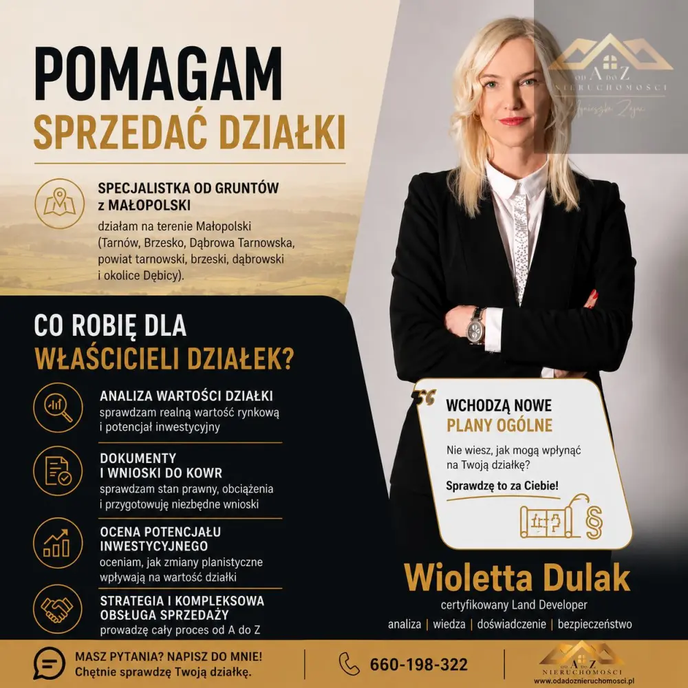 Działka budowlana z widokiem na Zamek w Melsztynie — zdjęcie 9, Działka na sprzedaż, Zakliczyn, Tarnów