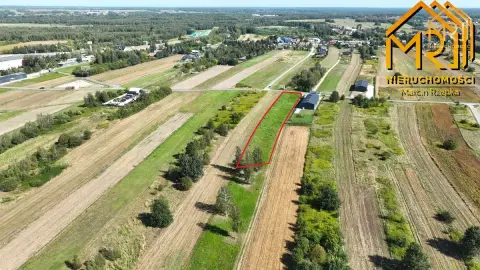 Działka usługowo-produkcyjna 3462 m² – przy granic — Skrzyszów