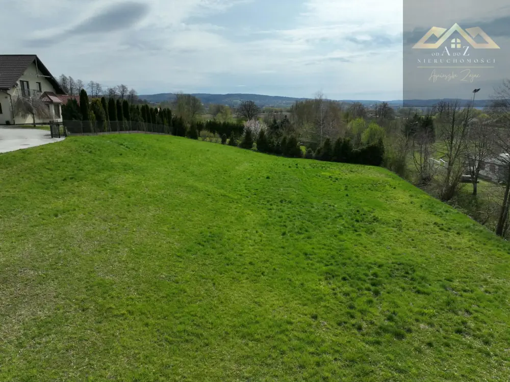 Działka z gotowym projektem i pozwoleniem na budynek mieszkalny jednorodzinny w zabudowie szeregowej — zdjęcie 4, Działka na sprzedaż, Tarnowiec, Tarnów