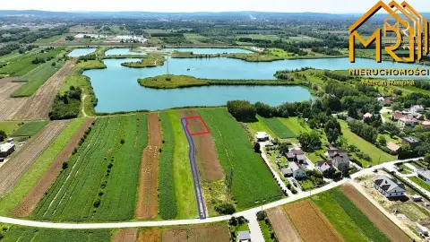 Działka z WZ w okolicy stawów – Łęg Tarnowski, gm. — Żabno