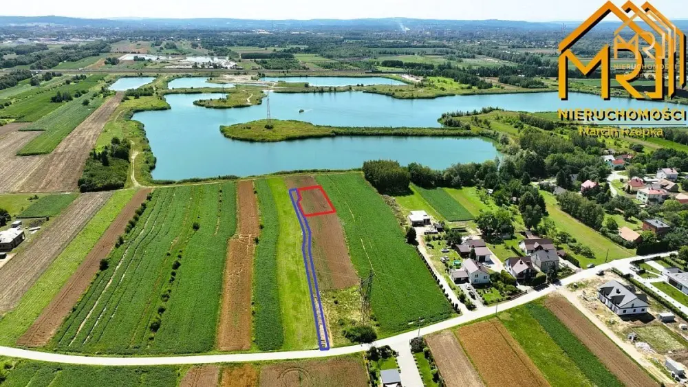 Działka z WZ w okolicy stawów – Łęg Tarnowski, gm. — Działka na sprzedaż, Łęg Tarnowski, gm. Żabno