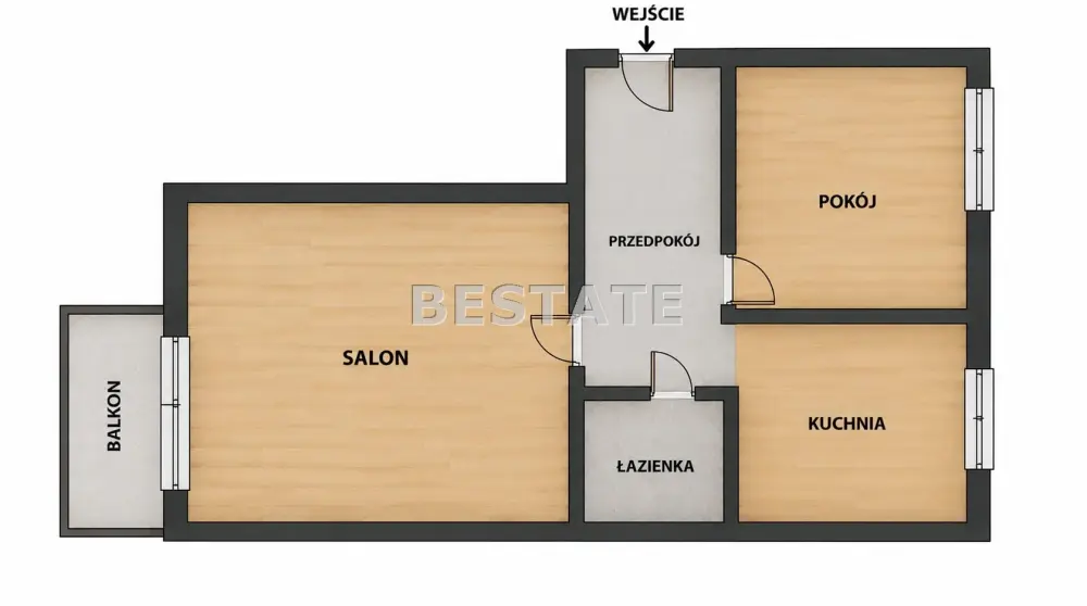 Mieszkanie 2-pokojowe 49 m², Tarnów — zdjęcie 10, Mieszkanie na sprzedaż, Grabówka, Tarnów