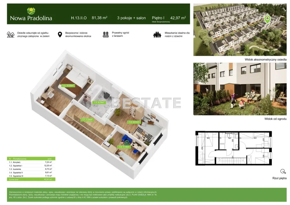 Mieszkanie 4-pokojowe 81 m², Tarnów — zdjęcie 3, Mieszkanie na sprzedaż, Rzędzin, Tarnów