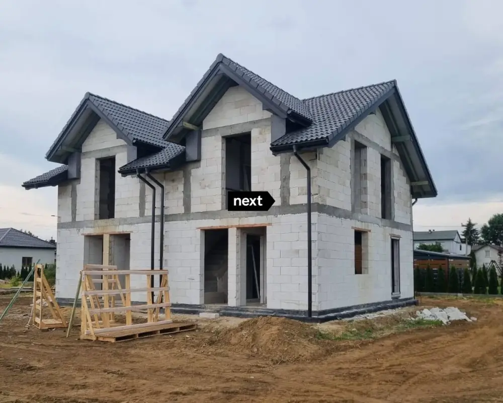 Nowy dom w zabudowie bliźniaczej w Łęgu Tarnowskim — Dom na sprzedaż, Łęg Tarnowski, gm. Żabno