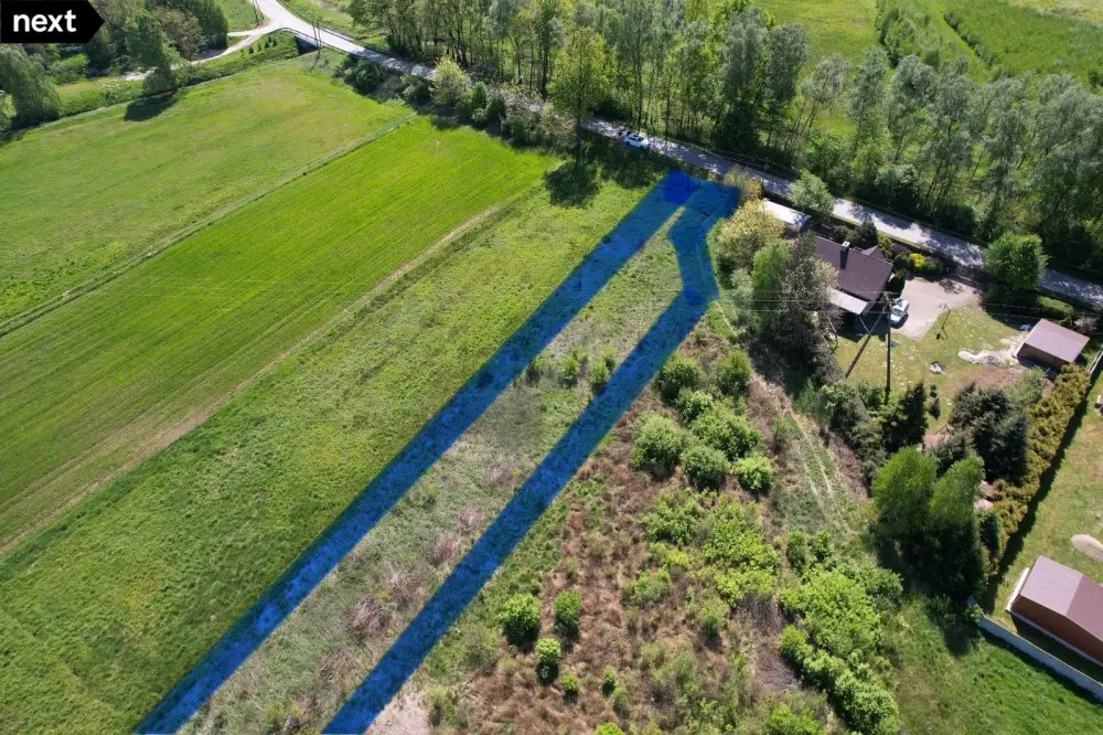 Piękna długa działka w Pogórskiej Woli — zdjęcie 3, Działka na sprzedaż, Pogórska Wola, gm. Skrzyszów