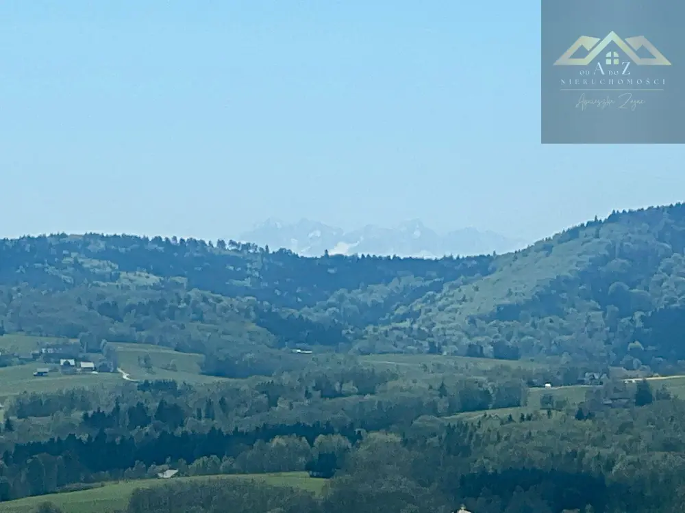 Widokowa działka na panoramę gór — zdjęcie 4, Działka na sprzedaż, Siemiechów, gm. Gromnik