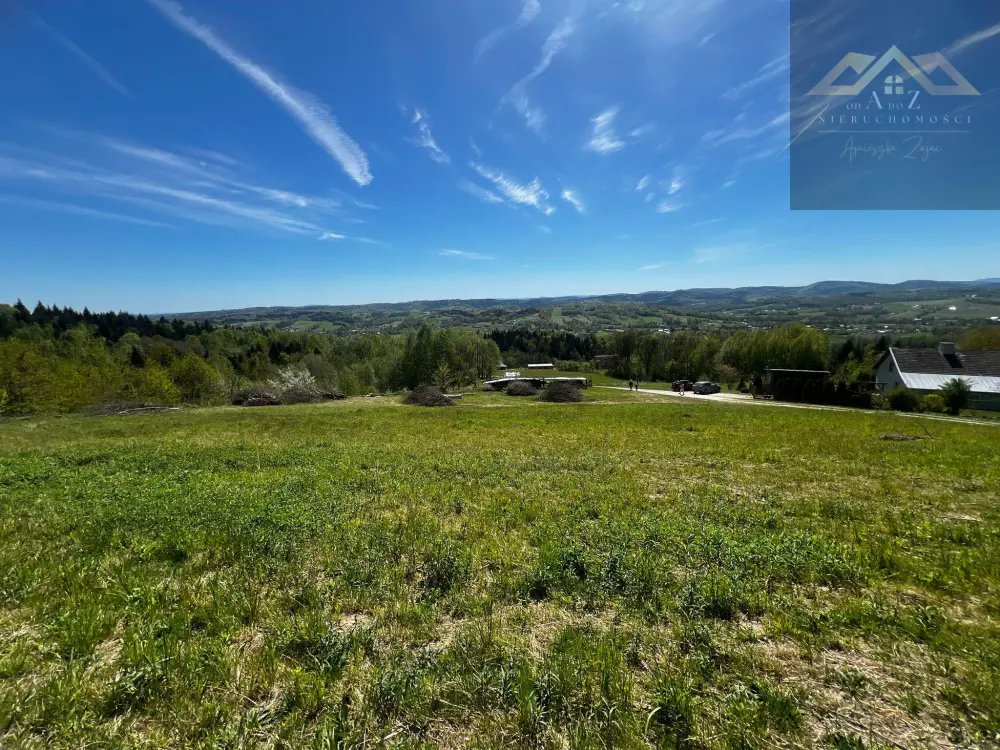 Widokowa działka na panoramę gór — Działka na sprzedaż, Siemiechów, gm. Gromnik