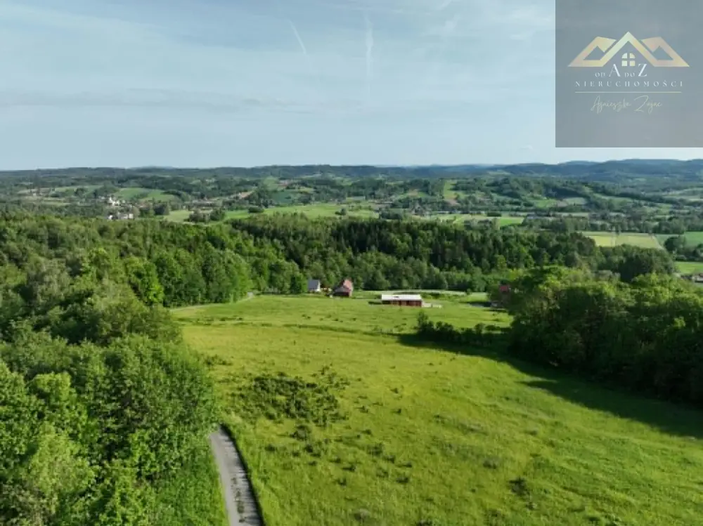 Widokowa działka na panoramę gór — zdjęcie 5, Działka na sprzedaż, Siemiechów, gm. Gromnik