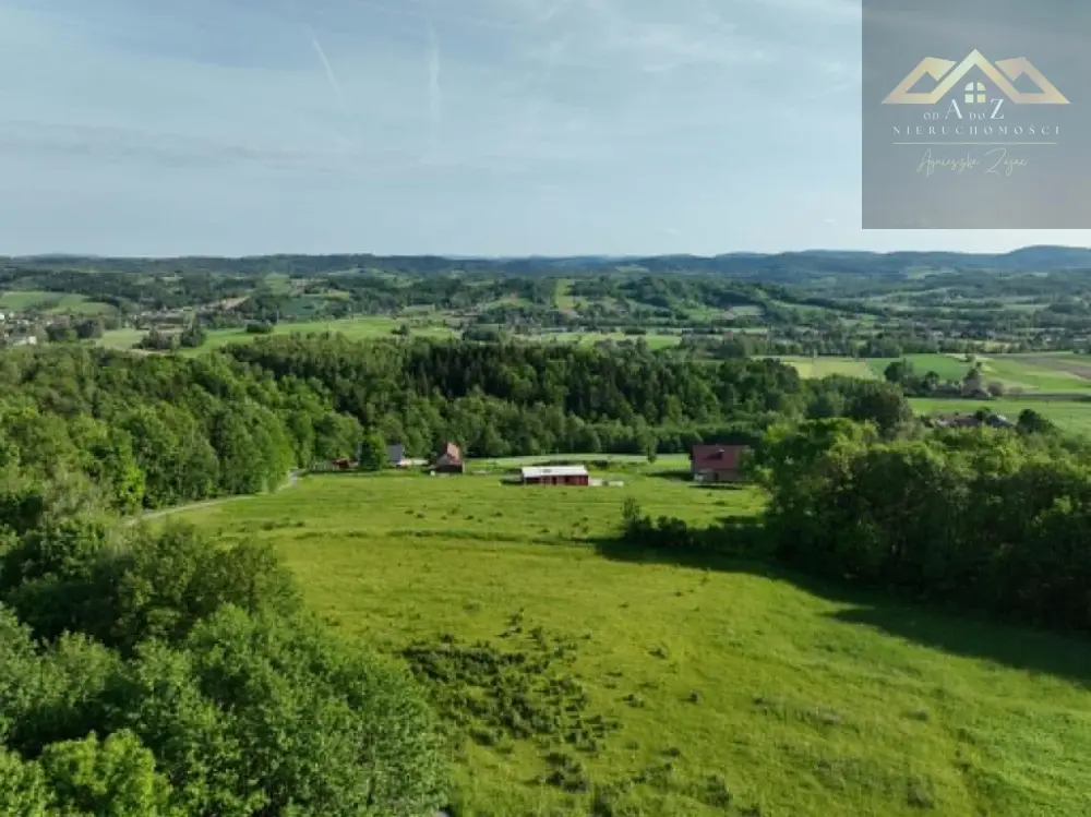 Widokowa działka na Pogórze i Tatry — zdjęcie 3, Działka na sprzedaż, Siemiechów, gm. Gromnik